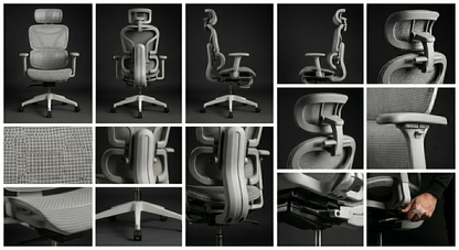 Chaise Ergonomique Inclinable Pro – Réglable, Respirante & Idéale pour Longues Sessions