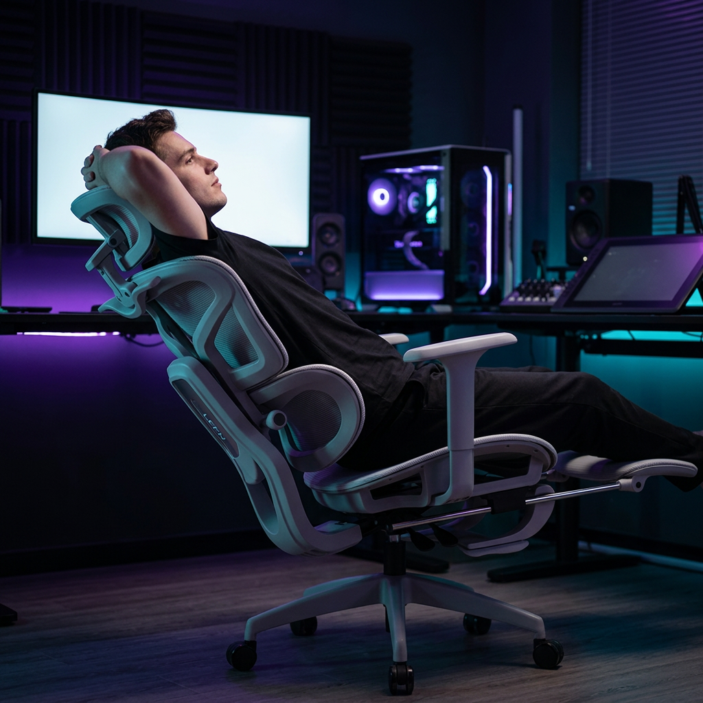 Chaise ergonomique inclinable